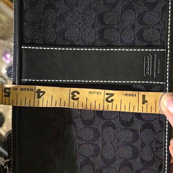 Coach canvas & leather logo Wallet/mini carry all - Picture 9 of 9